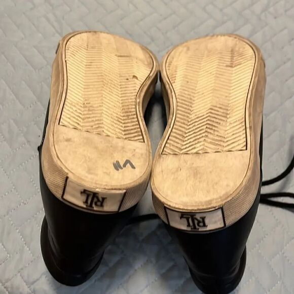 Lauren Ralph Lauren leather high tops. Size 7.5 - Picture 7 of 8